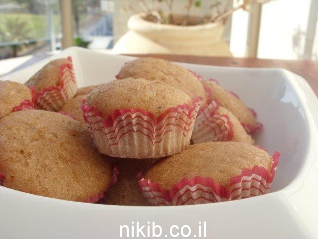 מאפינס אגוזים / צילום : ניקי ב מאפינס אגוזים