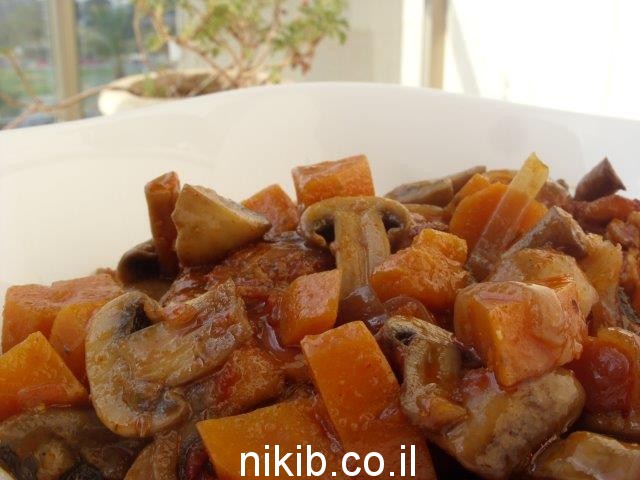 פרגיות שלמות עם בטטה ופטריות / צילום : ניקי ב