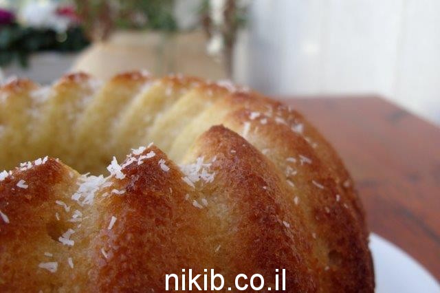 עוגת תפוזים ושיבולת שועל בחושה / צילום : ניקי ב עוגת תפוזים ושיבולת שועל בחושה